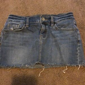 Used jean skirt